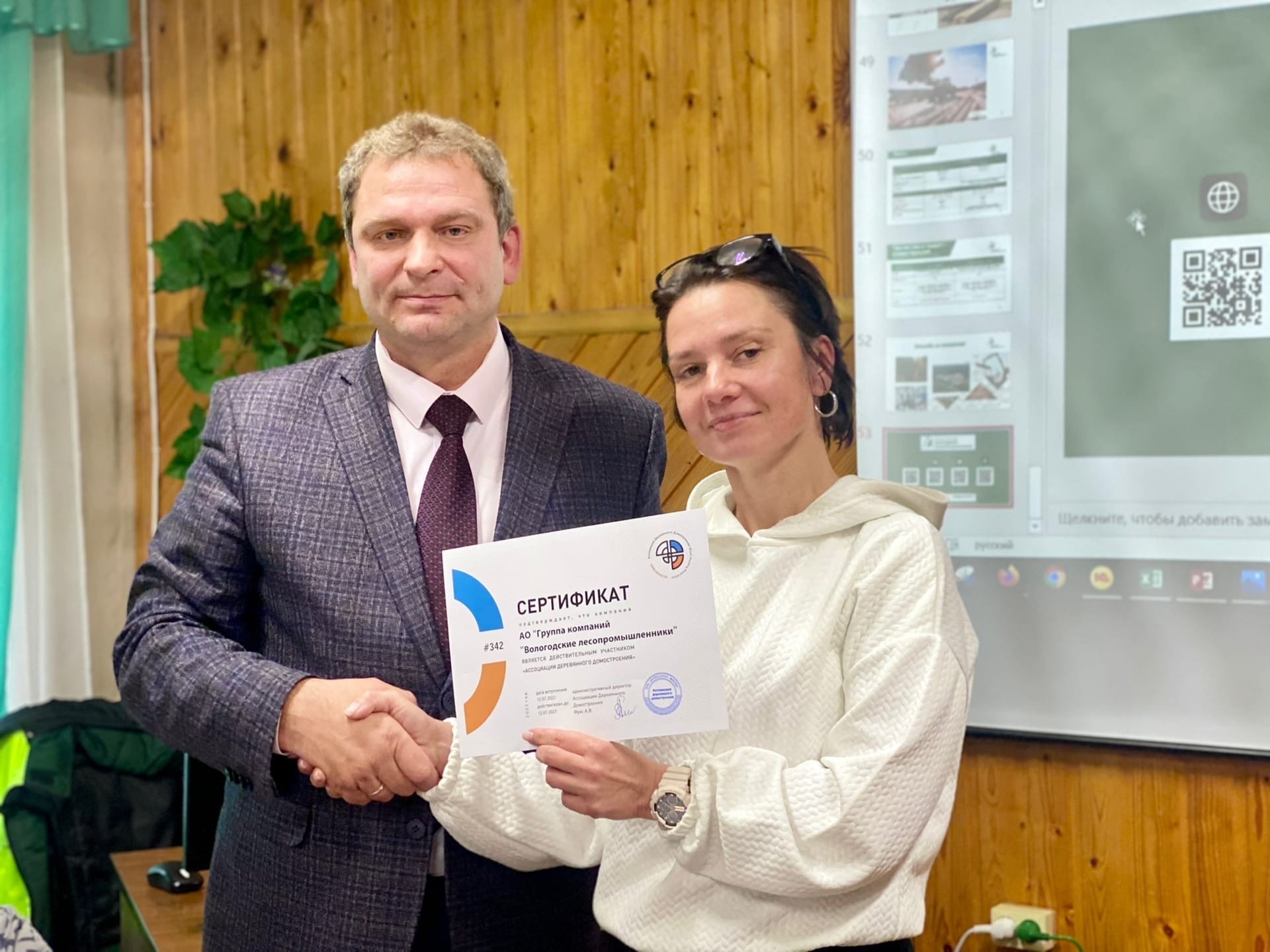 Russian construction companies visited “Kharovsklesprom” enterprise